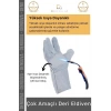 #YanmazEldiven Isıya Dayanıklı Yanmaz A Kalite Lamineli Su Geçirmez Pütürlü Konforlu Çok Amaçlı Deri Eldiven