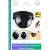 #DomeKamera Sensörlü Hareket Algılayıcı Kırmızı Ledli Işıklı Güvenlik Caydırıcı Dome Kamera