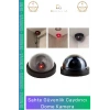 #DomeKamera Sensörlü Hareket Algılayıcı Kırmızı Ledli Işıklı Güvenlik Caydırıcı Dome Kamera