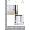 #CamFilmi Buzlu UV Engelleyici Güneş Korumalı Gizlilik Sağlayan Dekoratif Cam Filmi 5 Metre x 60 Cm