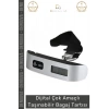 #BagajTartısı Dijital Hassas Terazi LCD Ekranlı Portatif El Kantarı ABS Gövdeli Hafif Bagaj Tartısı Max 50 Kg