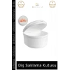 #DişKabı Şeffaf Protez Diş Saklama Kabı Hijyenik Dayanıklı Plastik Geniş Kutusu Büyük Boy 1 Adet