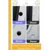 #KoruyucuPad Araba Kapı Bagaj Kenar Koruyucu Ses Kesici Silikon Oto Aksesuar Darbe Emici Pad Seti