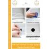 #KoruyucuPad Araba Kapı Bagaj Kenar Koruyucu Ses Kesici Silikon Oto Aksesuar Darbe Emici Pad Seti