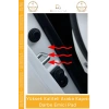 #KoruyucuPad Araba Kapı Bagaj Kenar Koruyucu Ses Kesici Silikon Oto Aksesuar Darbe Emici Pad Seti
