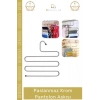 #PantolonAskısı Dayanıklı Elbise Dolabı Düzenleyici Kaymaz Kavramalı Paslanmaz Krom Pantolon Askısı
