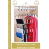 #PantolonAskısı Dayanıklı Elbise Dolabı Düzenleyici Kaymaz Kavramalı Paslanmaz Krom Pantolon Askısı