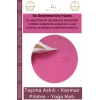 #YogaMatı Profesyonel Yoga Meditasyon Çift Taraflı Kaymaz Taşıma Askılı 10mm Minderi Pembe Siyah Mat