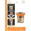 #GiderAparatı Koku Geri Akış Önleyici Lavabo Mutfak Banyo Sızdırmaz Çelik Akış Önleyici Gider Aparatı