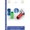 #KakaPoşeti Köpek Kaka Poşeti Sızdırmaz Dayanıklı Hijyenik Evcil Hayvan Malzemesi 4 Paket 60 Adet Rulo