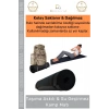 #YogaMatı Taşıma Askılı Kamp Pilates Yoga Kaymaz Taban Konforlu 150x50 Çadır Uyku Matı Yer Minderi
