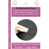 #YogaMatı Taşıma Askılı Dayanıklı Konfor Kamp Pilates Yoga Fitness Meditasyon Minderi 16mm Mat
