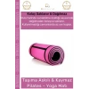 #YogaMatı Taşıma Askılı Dayanıklı Konfor Kamp Pilates Yoga Fitness Meditasyon Minderi 16mm Mat