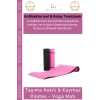 #YogaMatı Taşıma Askılı Dayanıklı Konfor Kamp Pilates Yoga Fitness Meditasyon Minderi 16mm Mat