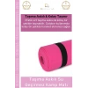 #YogaMatı Taşıma Askılı Dayanıklı Konforlu Pilates Yoga Fitness Spor Minderi 16mm Kamp Matı
