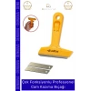 #KazımaBıçağı 100mm Profesyonel Cam Zemin Sıyırma Derz Boya Kazıma Bıçağı 2 Adet Yedek Bıçak Hediyeli