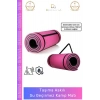 #KampMatı Taşıma Askılı Dayanıklı Konforlu Yoga Çift Taraflı Çadır Uyku Yer Minderi 10mm Kamp Matı