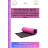 #KampMatı Taşıma Askılı Dayanıklı Konforlu Yoga Çift Taraflı Çadır Uyku Yer Minderi 10mm Kamp Matı
