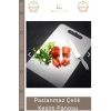 #KesmePanosu Paslanmaz Çelik Dayanıklı Hijyenik Kaymaz Yüzey Profesyonel Modern Meyve Et Kesim Panosu