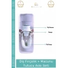 #FırçalıkSeti Otomatik Diş Macunu Sıkacağı Hijyenik Banyo Vantuzlu 5 Adet Fırçalık Askı Seti
