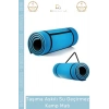#KampMatı Taşıma Askılı Pilates Yoga Salon Tipi Konforlu Uyku Kamp Matı Yer Minderi 10 mm