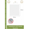 #ÇiftkanatSineklik 130x150 PVC Pencere Pratik Montaj Sivrisinek Koruyucu Tül Yapışkanlı Çift Kanat Sineklik