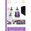 #SinekÖldürücü Mini Taşınabilir USB Sessiz Şarjlı Sivrisinek Haşere Kovucu Kamp Balkon Sinek Öldürücü UV
