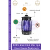 #SinekÖldürücü Elektrikli Cız Lamba LED UV Etkili Güçlü Pratik Bahçe Mor Işık Kara Sivri Sinek Öldürücü