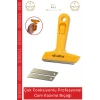 #BoyaBıçağı Cam Kazıma Bıçak Seti 100mm Kalıntı Tortu Sıyırma Aparatı 2 Adet Yedek Bıçak Hediyeli