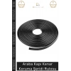 #FitilŞerit Otomobil Kapı Kenar Metal Klipsli Kauçuk Esnek Darbe Çizilme Koruma Fitil Şeridi Rulosu