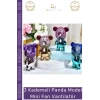 #MiniVantilatör USB Şarjlı Portatif Masaüstü Güçlü Sessiz Soğutucu Şık Panda Model Mini Fan Vantilatör