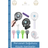 #Vantilatör USB Mini Taşınabilir Şarjlı Katlanabilir Sessiz Masaüstü Pervaneli Soğutucu Küçük Vantilatör