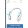#Vantilatör Sessiz Güçlü Portatif Şarjlı Mini USB Giyilebilir Modeli Üflemeli Boyun Fan Vantilatör