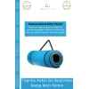 #KampMatı Konfor Serisi Taşıma Askılı Pilates Yoga Kaymaz Taban Profesyonel Fit 10mm Kamp Matı