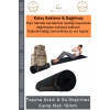 #KampMatı Taşıma Askılı Dayanıklı Konfor Pilates Yoga Spor Fitness Kaymaz Minderi 10mm Kamp Matı