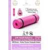 #KampMatı Kaymaz Pilates Yoga Aerobik Fitness Taşıma Askılı Konforlu Kamp Matı Yer Minderi 6,5mm