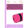 #KampMatı Kaymaz Pilates Yoga Aerobik Fitness Taşıma Askılı Konforlu Kamp Matı Yer Minderi 6,5mm
