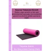 #KampMatı Kaymaz Pilates Yoga Aerobik Fitness Taşıma Askılı Konforlu Kamp Matı Yer Minderi 6,5mm