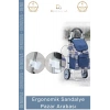 #PazarArabası Sandalyeli Katlanabilir Market Alışveriş Çantalı Metal Gövde Ergonomik Sandalye Pazar Arabası