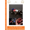 #Anahtarlık 6 Hız 3D Minyatür Metal Manuel Hareketli Vites Hediye Aksesuar Oto Vites Anahtarlık