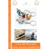 #Anahtarlık 6 Hız 3D Minyatür Metal Manuel Hareketli Vites Hediye Aksesuar Oto Vites Anahtarlık
