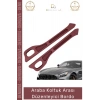#OtoAksesuar Araç İçi Organizer İkili Set Premium Araba Eşya Saklama Koltuk Arası Düzenleyici Bordo