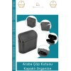 #OtoAksesuar Araç İçi Ergonomik Hijyenik Dayanıklı Otomobil Çöp Kutusu Kapaklı Organize Siyah