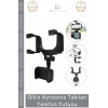 #TelefonTutucu Araba Araç İçi 360 Derece Döner Ayarlı Navigasyon Dikiz Aynasına Takılan Telefon Tutucu
