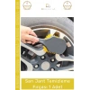 #TemizlemeFırçası Sarı Ergonomik Saplı Profesyonel Oto Bakım Ürünü Güçlü Sert Kıllı Jant Temizleme Fırçası