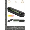 #Numaratör Araç İçi Mıknatıslı Magnetli Şık Tasarım Park Telefon Numarası Gizleme Neon Aç Kapa Numaratör