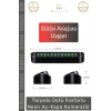 #Numaratör Araç İçi Mıknatıslı Magnetli Şık Tasarım Park Telefon Numarası Gizleme Neon Aç Kapa Numaratör