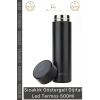 #LedTermos Çelik Sızdırmaz Filtreli Dokunmatik Akıllı Isı Göstergeli Dijital Led Termos 500 Ml