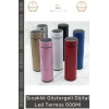 #LedTermos Çelik Sızdırmaz Filtreli Dokunmatik Akıllı Isı Göstergeli Dijital Led Termos 500 Ml