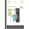 #ÇelikTermos Çelik Termos Vakumlu Isı Koruyan Kamp Outdoor Bardaklı Set Çanta Hediyeli 550 Ml